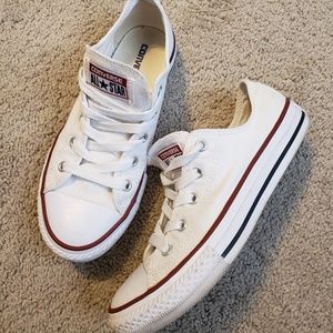 White Low Top Converses